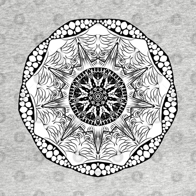 Zentangle mandala by tiver